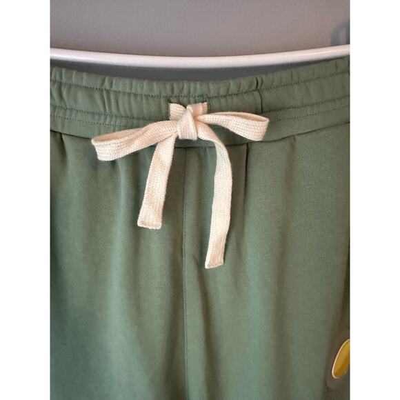 NWT Eubi Joggers Size Large Green Zipper Pockets - Picture 3 of 7